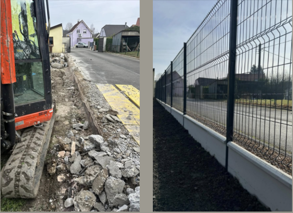 Avant / après : Notre passion pour la clôture 🏗️🏗️🏗️